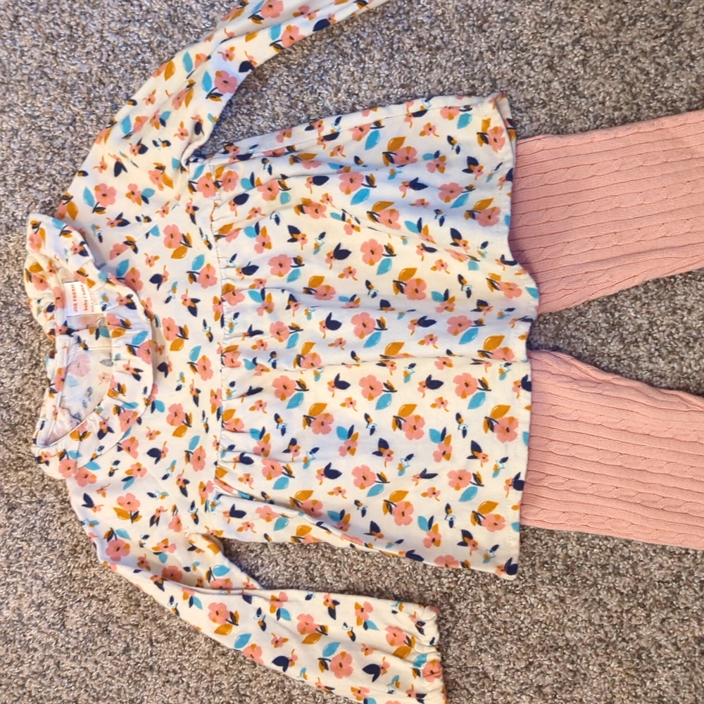 Joe Fresh Floral Outfit 18-24M
